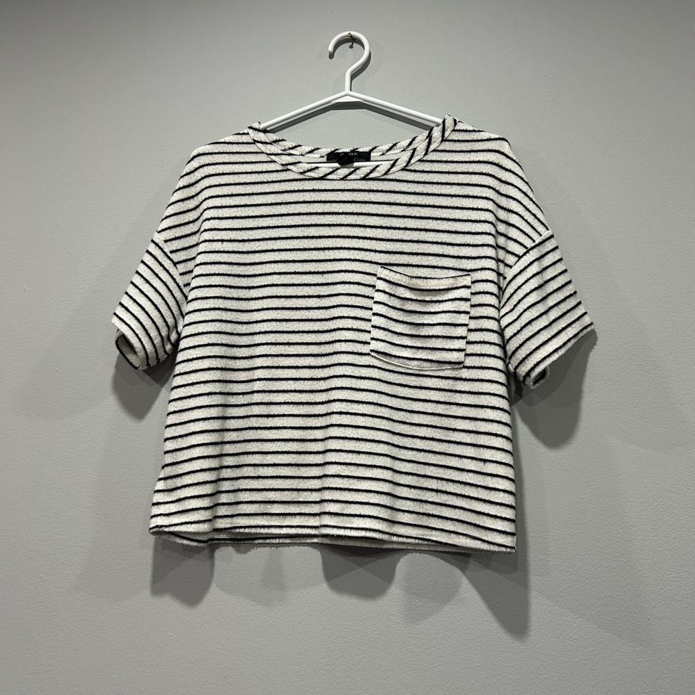 Striped soft tee shirt